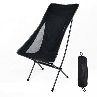 China Lightweight Folding Easy-carry High Back Camping Chair with Headrest, Portable Compact for Outdoor Camping / Raffle / Picnic / Festival / Hiking for sale