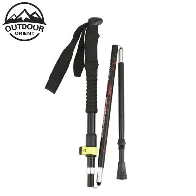 China Adjustable Folding Canes 3 Sections 135cm Anti-Slip FoldingTrekking Pole and Walking Stick for sale