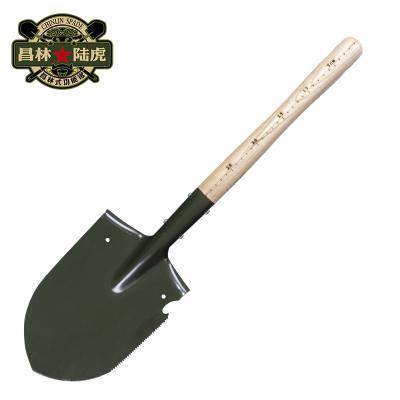 China Camping Shovel Light Weight Wood Handle Car Emergency Shovel Garden Outdoor Shovel OEM Customized for sale