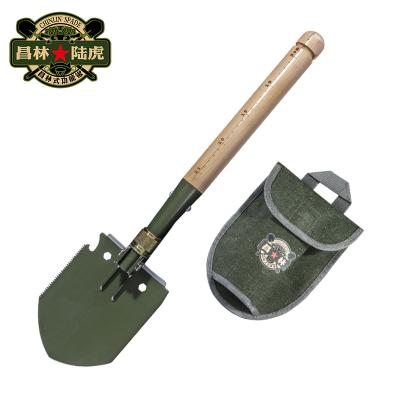 China Camping Shovel Hot Selling Outdoor Tools Heavy Duty Gardener  Wood Handle Spade Gardening Camping Farming Shovels for sale