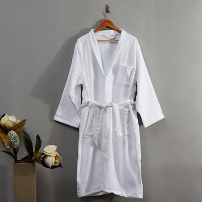 China QUICK DRY Bathrobe Terry Dressing Gown Solid Women Ladies Spring Robe Female Autumn Unisex Absorb Water Bath for sale