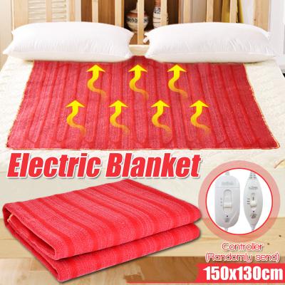 China Winter 220V Electric Blanket Heater Single Body Warmer Heated Blanket Anti-static Thermostat Electric Heating Blanket for sale