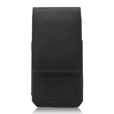 China Protective Belt Case Cover with Card Holder Design Slot Leather Vertical Protective Belt Pouch for sale