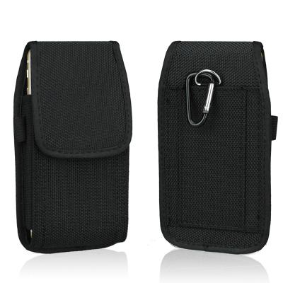 China Universal Smartphone Holster Purse Phone Pocket Oxford Belt Pouch Anti-fall Waist Carry Pouch for sale