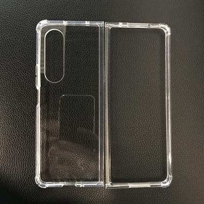 China Shockproof Slim Hard PC Transparent Clear Back Cover For Samsung Galaxy Z Fold 3 5G Shockproof Phone Case for sale