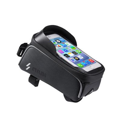 China Waterproof Waterproof Bike Phone Bag For Handlebar With 6.5