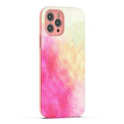 China Fashion Design Shockproof 2in1 TPU+PC Watercolor Printing Mobile Phone Case Back Cover For iphone 13 pro max for sale