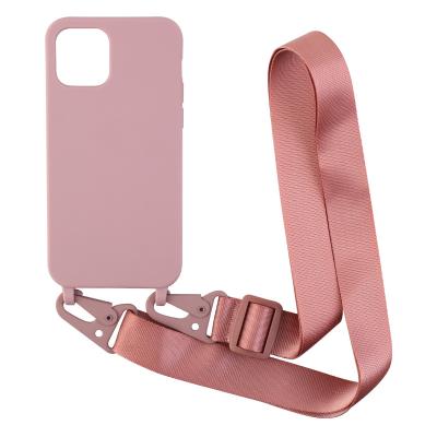 China Protector For iPhone 13 Pro Max Olecranon Buckle Strap Cover Lanyard Collar Cross - Body Phone Case for sale