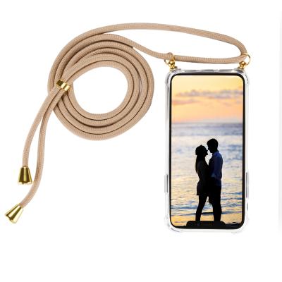 China Cell Phone Case Lanyard Neck Strap Crossbody Phone Protector Case For Samsung S20 Necklace Handykette for sale