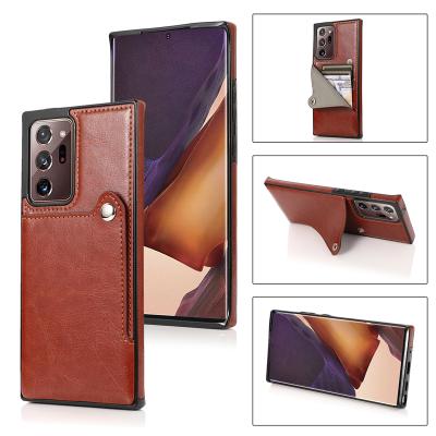 China Shockproof For Samsung A21s Wallet Case With PU Leather Tri Cases Flip Back Cover For Samsung A51 A71 5G Wallet Cover for sale