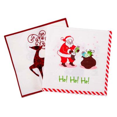 China Foil Wood Pulp Birthday Christmas Party Tableware Decoration Wholesale Napkins for sale