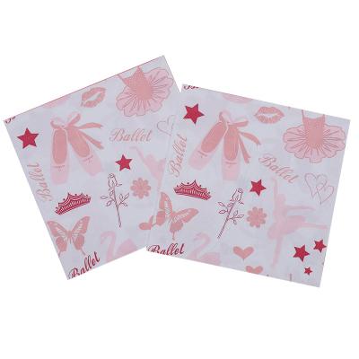 China Printed Wedding Styles Printed Beautiful Paper Napkins and Customized Paper Napkins for sale