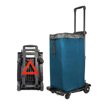 China Baoyu 4 Wheel Grocery Bag Folding Shopping Pull Trolley Trolley Bag With Wheels Hand Trolley Wheel Trolley for sale