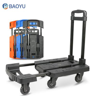 China Hot Selling Mobile Hand Truck Folding Platform Trolley Hand Truck Cart for sale