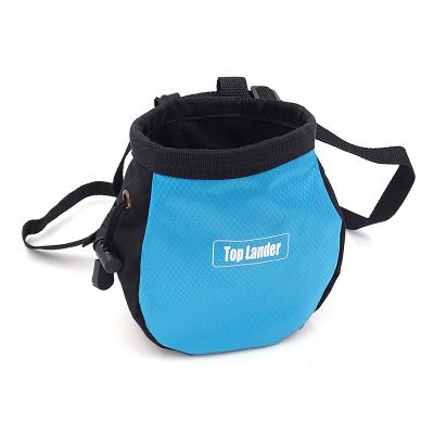 China Water Proof Customized Ice Outdoor Waist Bag Climbing Magnesium Powder Bag Fitness Storage Hanging Waist Bag for sale