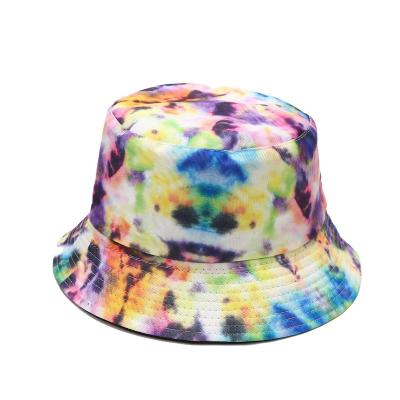 China Sunshade Customize High Quality Whole Digital Printing Outdoor And Fishing Wearing Peak Cap Unisex And Flat Bucket Hat for sale