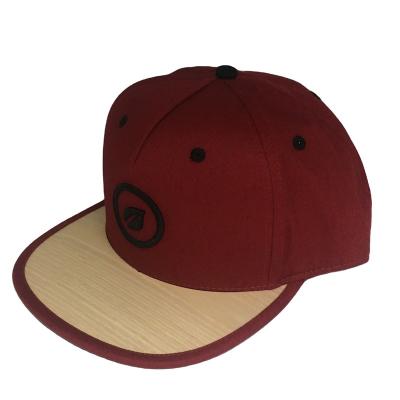 China JOINT Plain 6 Panel 100% Custom Acrylic Single Brim Flat Snapback Hat for sale