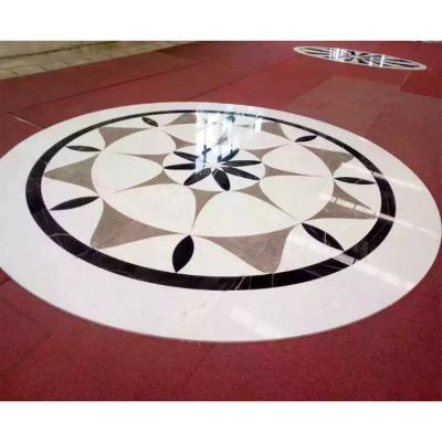 China Traditional design marble pictures floor tiles waterjet marble medallion for sale