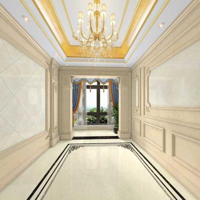 China Modern Beige Italian Decorative Marble Flooring Wall Marble Tiles for sale