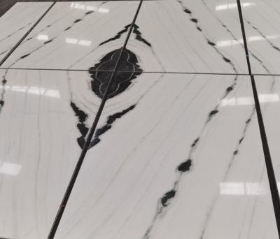 China Moreonyx Panda White Wall Panel Natural Marble Cut-to-size Anti-shrink Marble Stone for sale