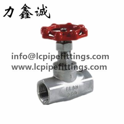 China Stainless Steel Globe Valve with hanwheel 200PSI/PN16  Size 1/2