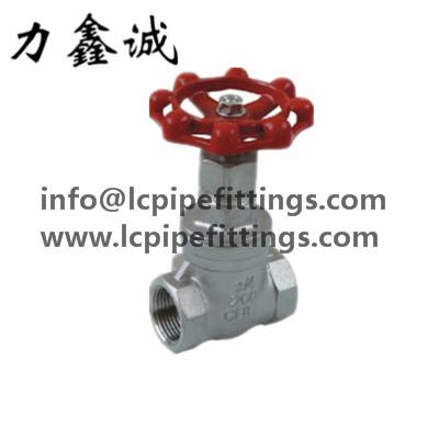 China Stainless Steel Gate Valve with hanwheel 200PSI/PN16  NPT/BSPT Size 1/2