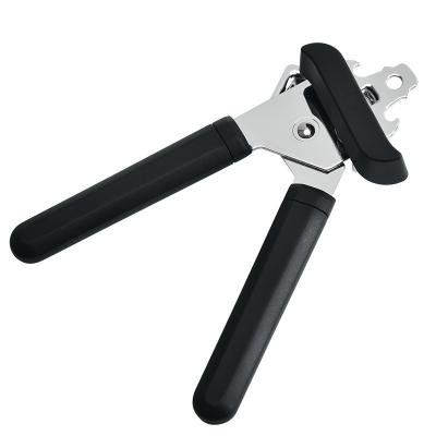 China New Arrival Manual Can Opener Portable Stainless Steel Good Food-safe Handles With Built-in Bottle Opener Wine Opener for sale