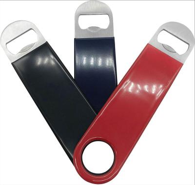 China 3 Pack Stainless Steel Logo Sublimation Beer Bottle Opener Eco-friendly Flat Custom Solid And Durable Beer Openers for sale