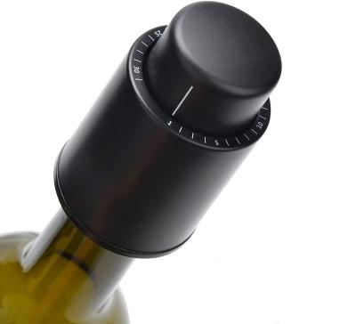 China Accessories Airtight Silicon Bar Seal Reusable Wine Stopper With Date Mark Bottle Cork Stopper Wine Keeping Stopper for sale