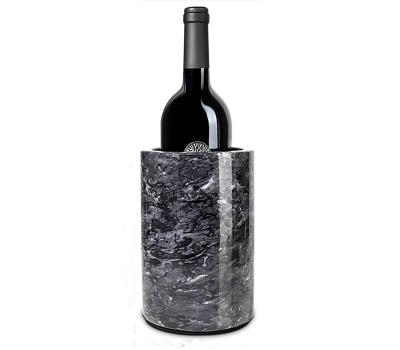 China Viable Marble New Arrival Champagne Ice Bucket Bar Accessories and Brass Wine Fridge Marble Wine Rack Wine Bucket Holder for sale