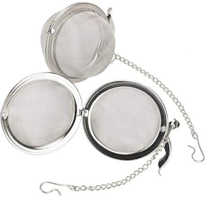 China 2pcs Reusable High Quality Viable Stainless Steel Mesh Tea Ball 2.1 Inch Tea Strainer Filter For Tea for sale