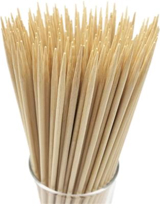 China New Arrival 30cm Natural Food Grade Marshmallow Easily Cleaned Disposable Bamboo Roasting Sticks Skewers For BBQ for sale