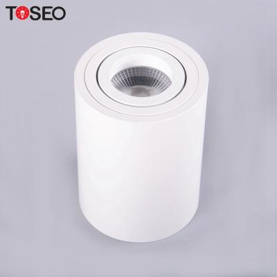 China Modern TOSEO Customized Dimmable COB Outdoor Mounted Adjustable Pure Aluminum Anti-glare Downlight for sale