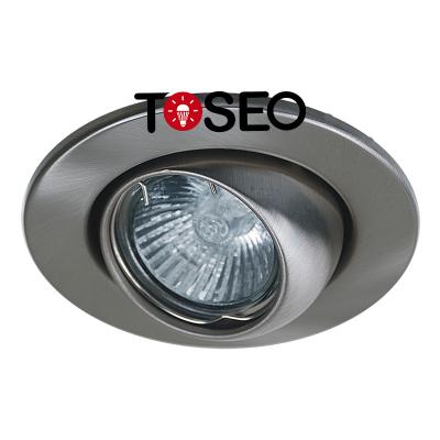 China TOSEO Good Quality GU10 Modern Custom Aluminum Die Casting Downlight Round Adjustable Led Ceiling Down Light for sale