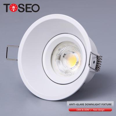 China Modern European Popular Matrix Cast Aluminum Anti-Glare Concealed Gu10 Ceiling Recessed Downlight for sale