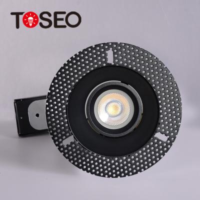 China Optional Trimless Good Quality BBC Version Die Cast Aluminum GU10 Led Ceiling Light BS476 Rated COB Downlight for sale