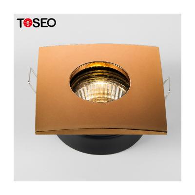 China Modern Best Selling Pure Aluminum IP65 Led Downlight Waterproof Square Recessed Ceiling Downlight For Bathroom for sale