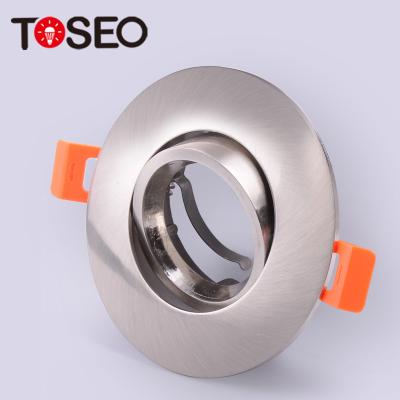 China Mid Century TOSEO Customized Die Casting High Quality Aluminum Ceiling Light GU10 Led Spot Downlight Adjustable Downlight Fittings for sale