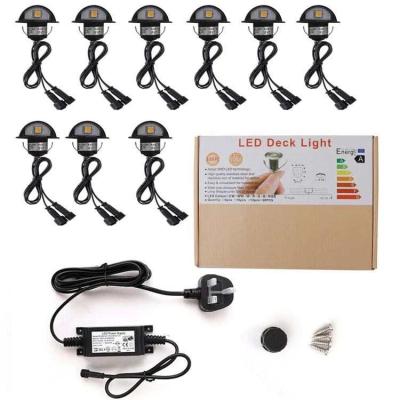 China Modern 10pcs 4W High Brightness LED Underground Rig Lights Recessed Waterproof Outdoor In-ground Lighting IP67 LED Floodlight Lamp for sale