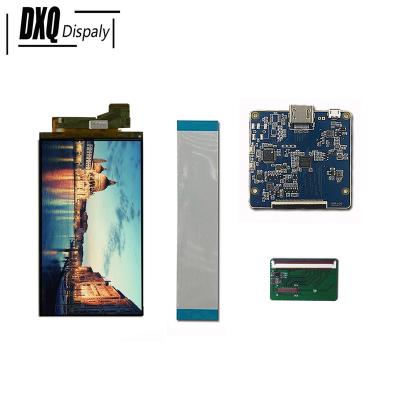 China DXQ 5.5 inch TFT IPS LCD display module with touch driver UHD 4K 2160*3840 530 nits MIPI interface 5.5 inch TFT LCD display screen panel for sale