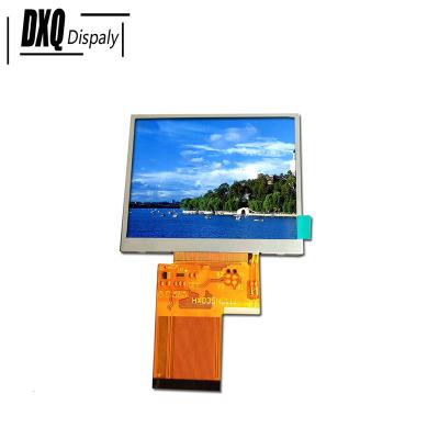 China 3.5 inch TFT IPS LCD display module 320*240 pixel 350 nits TTL DXQ connect small 3.5 inch TFT LCD display screen panel for sale