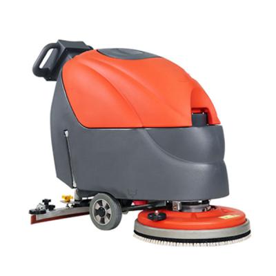 China China 55L 65L Hotels Walk Behind Floor Scrubber Machine for sale