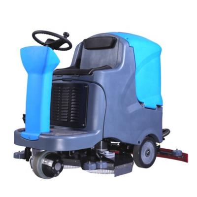 China Hotels 860mm Width Double Brush Cleaning Tower On The Floor Scrubber Washing Machine Cleaning Equipment for sale