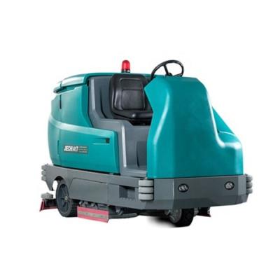 China Largest Hotels M17 Electric Road Sweeper Floor Scrubber All In One Machine for sale