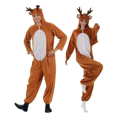 China PERFORMANCE Reindeer Homestay Onesie for Children's Christmas Halloween Pajama Party for sale