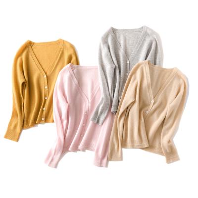 China Anti-wrinkle sleeve cardigan knitted sweater women Autumn Winter Long Sleeve Solid 2021 sweaters coats and jackets women for sale