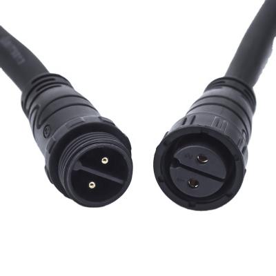 China LED Light Power/Waterproof PVC Injection Connector IP67 Power/Camera Connector OEM/ODM M20 IP68 Connector For Outdoor Cable LED Light for sale