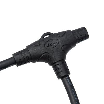 China LED Light Power/T Type Power Connector OEM/ODM T/Camera Waterproof Tee Cable Junction Splitter IP67 IP68 Waterproof Connector For Outdoor LED Cable Street Light Light for sale