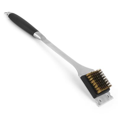 China Easily Cleaned BBQ Cleaning Brush Stainless Steel Grill Accessories Kitchen Brush for sale