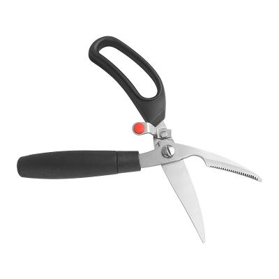 China Hot Sales Dustproof Pit Shears BBQ Accessories Locking Kitchen Scissors Meat Shears for sale